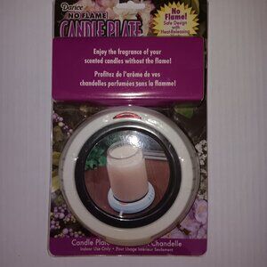 DARICE NO FLAME CANDLE PLATE